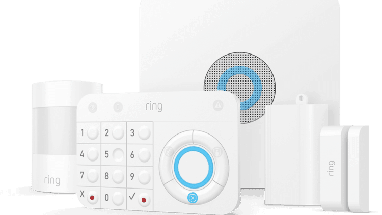 Ring Security Alarm 14-piece Kit (Gen 2) with Stick Up Cam, Smoke/Co  Listener and Range Extender