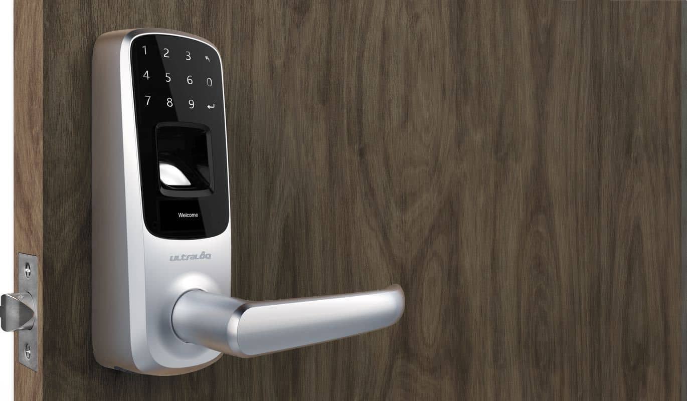 Fingerprint Door Lock Knobs for Bedroom Door Knob Biometric Door Lock  Keyless Ultraloq with Bedroom Door Lock with Keypad Suitable for Home,  Hotel