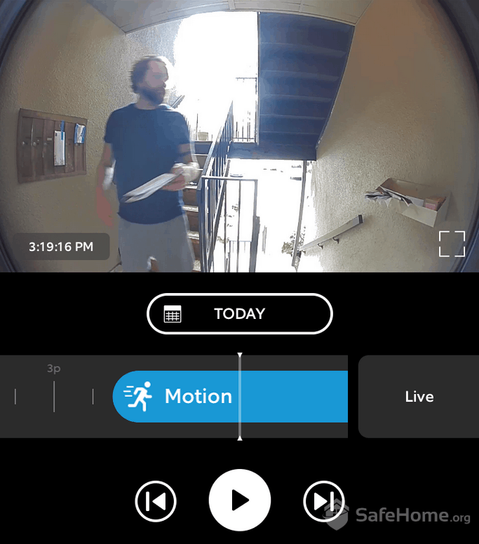 Ring Doorbell Motion Detection