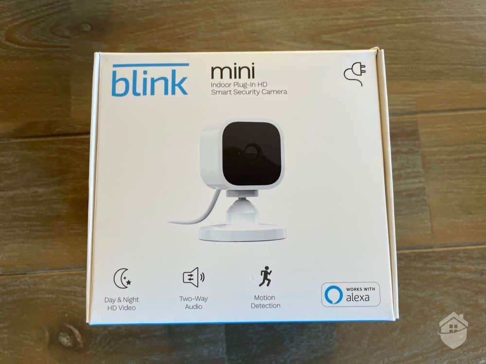 Blink Mini Indoor Plug-in Smart Security HD Camera, Pack of 2, White