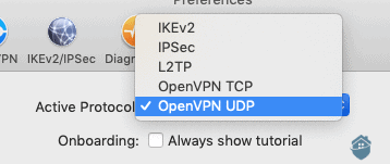 IPVanish VPN Protocol Options