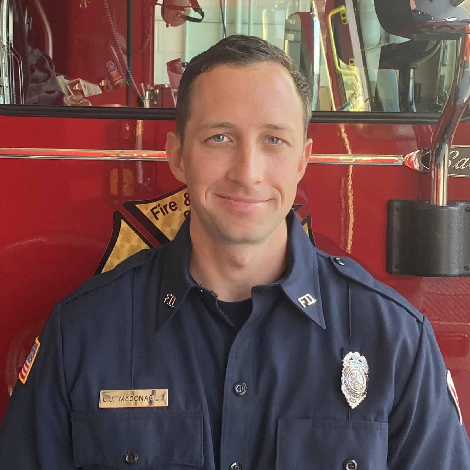 Cody McGonagill, Firefighter EMT Square