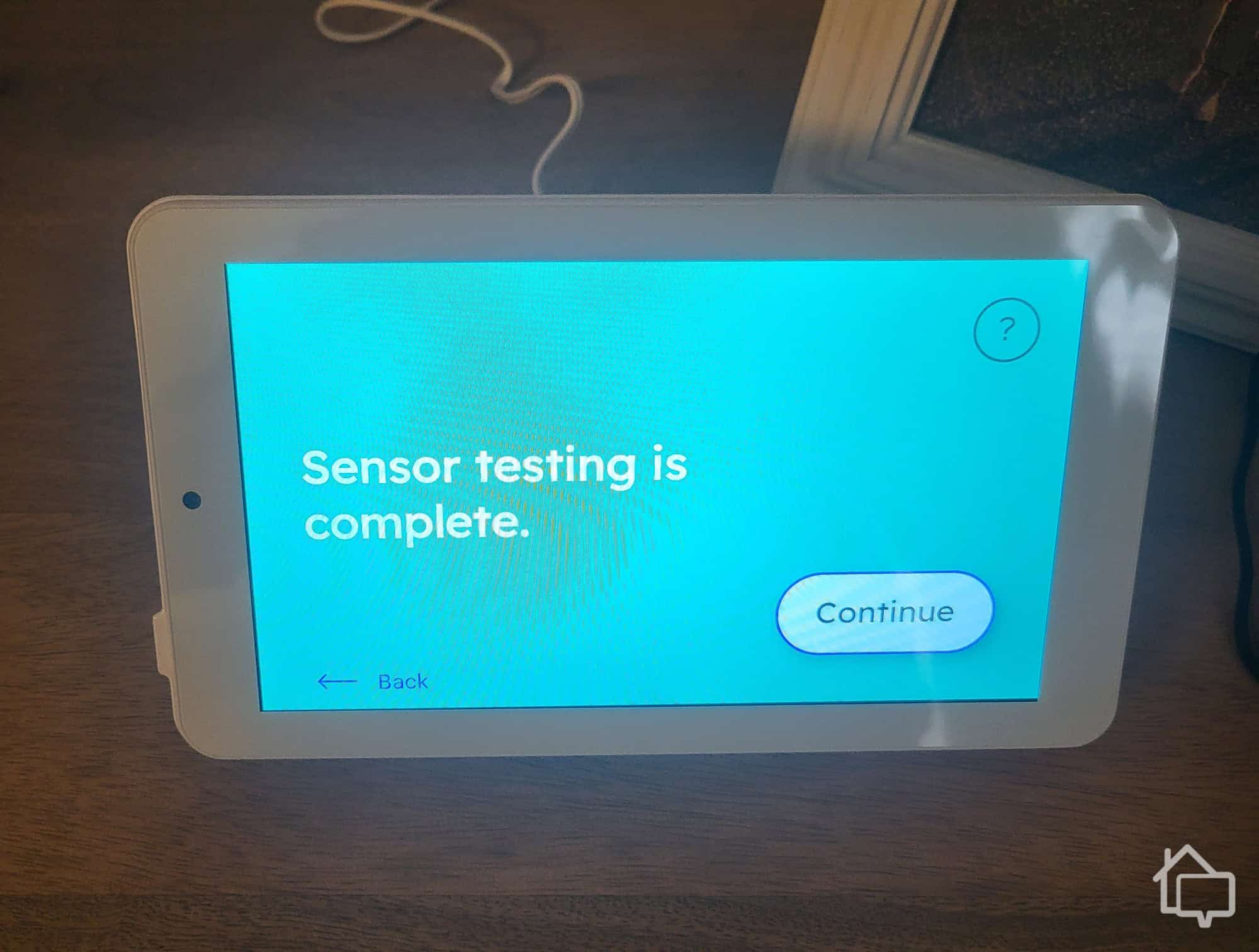 Sensor testing.