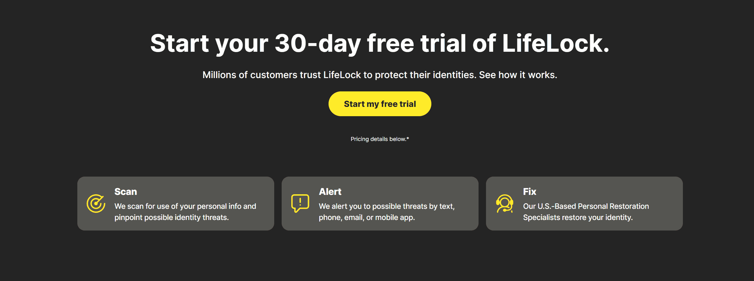 LifeLock Free Trial