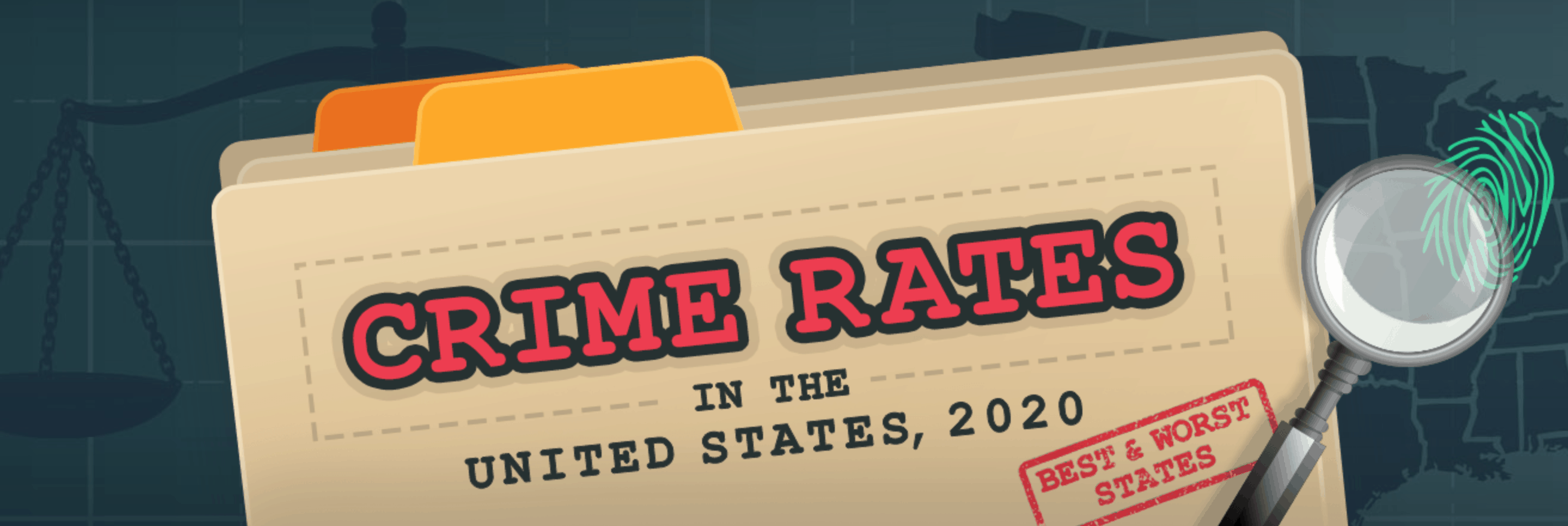 Crime Rates in the United States, 2020 — Best and Worst ...